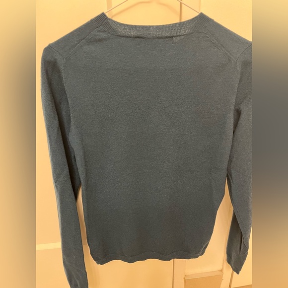 Banana Republic Teal Women's Crew Neck Sweater Fine Merino wool - Picture 8 of 9